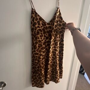 Abound cheetah printed mini dress